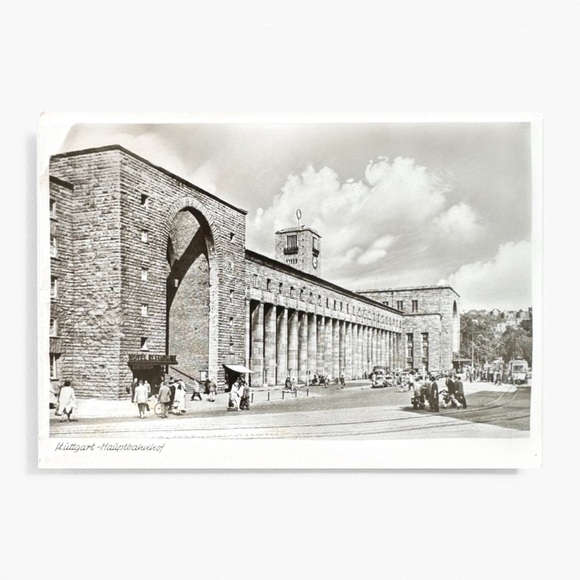 Stuttgart Hauptbahnhof Train Station in Germany Postcard - Picture 2 of 9